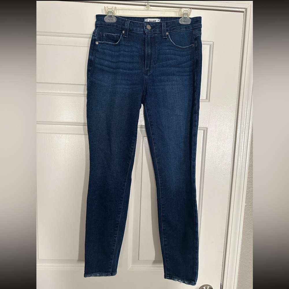 PAIGE Blue Skinny Jeans with Stretch Fit